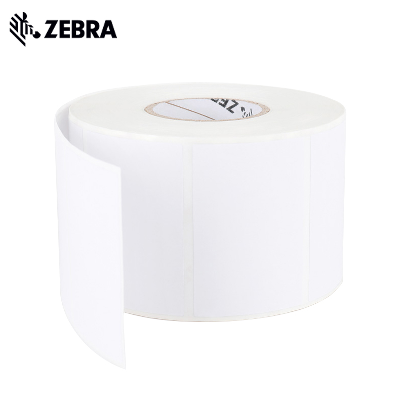 斑马ZEBRA原装合成纸/亚银纸/可移除亮白PET/亮白PET
