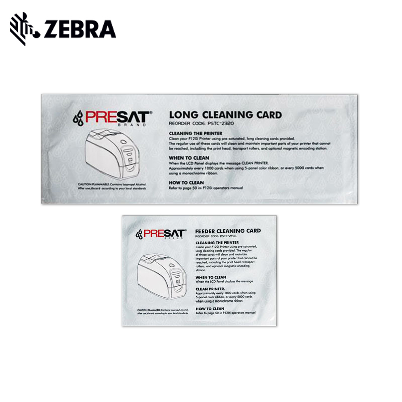 千亿官网国际平台 ZEBRA斑马 ZXP Series3C证卡打印机清洁卡套装
