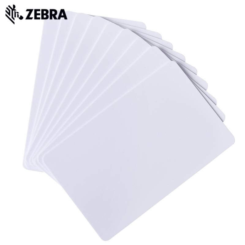 ZEBRA斑马原装证卡打印机白卡 PVC空白卡 