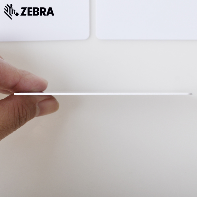 ZEBRA斑马原装证卡打印机白卡 PVC空白卡 