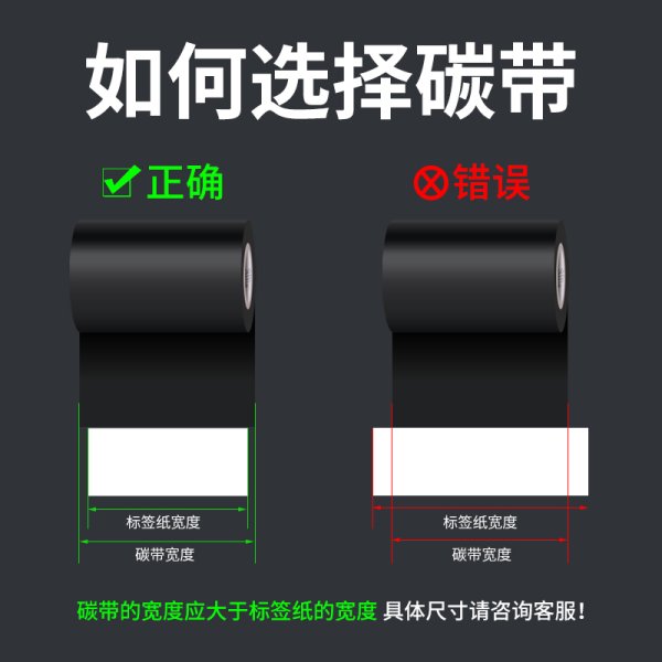 千亿官网国际平台 ZEBRA斑马标签打印机碳带（树脂基）大卷芯