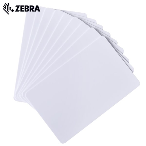 ZEBRA斑马原装证卡打印机白卡 PVC空白卡 